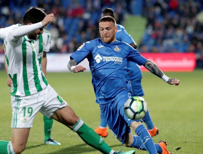 Antunes, baja importante del Getafe frente al Betis