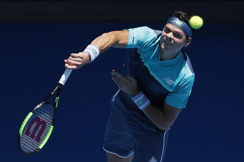 Raonic se estrella a las primeras de cambio