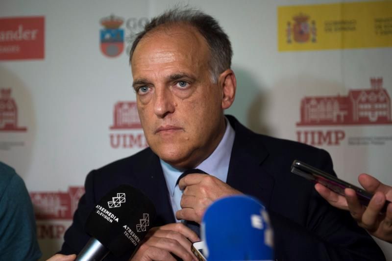 Tebas rechaza el interés de la Premier League: "Mis valores están en España"