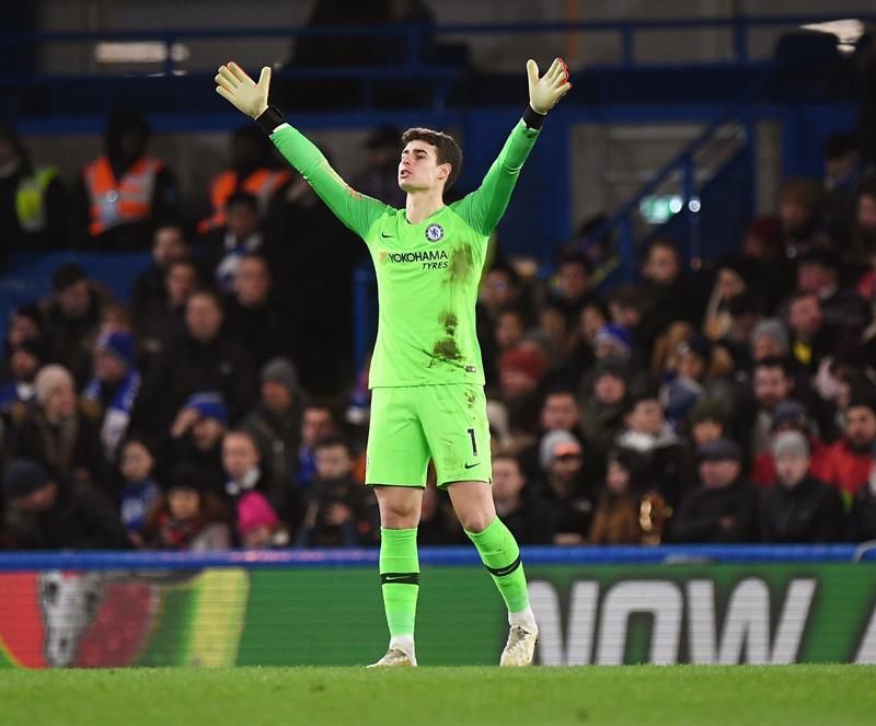 Sarri no descarta sentar a Kepa contra el Tottenham