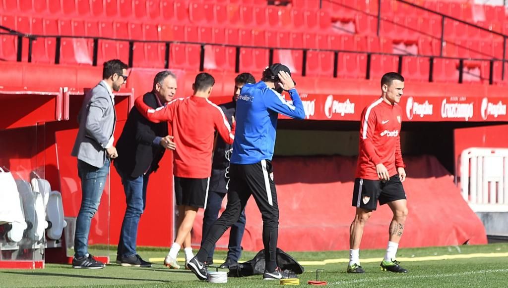 Caparrós: "Confiamos en el entrenador y la plantilla"