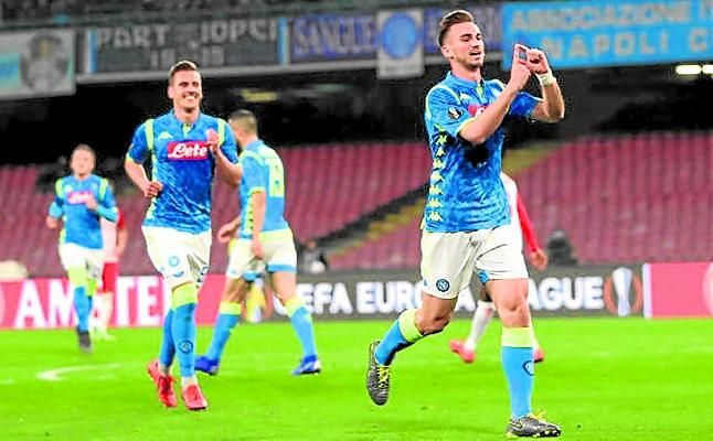 Fabián Ruiz se estrena en Europa con un golazo