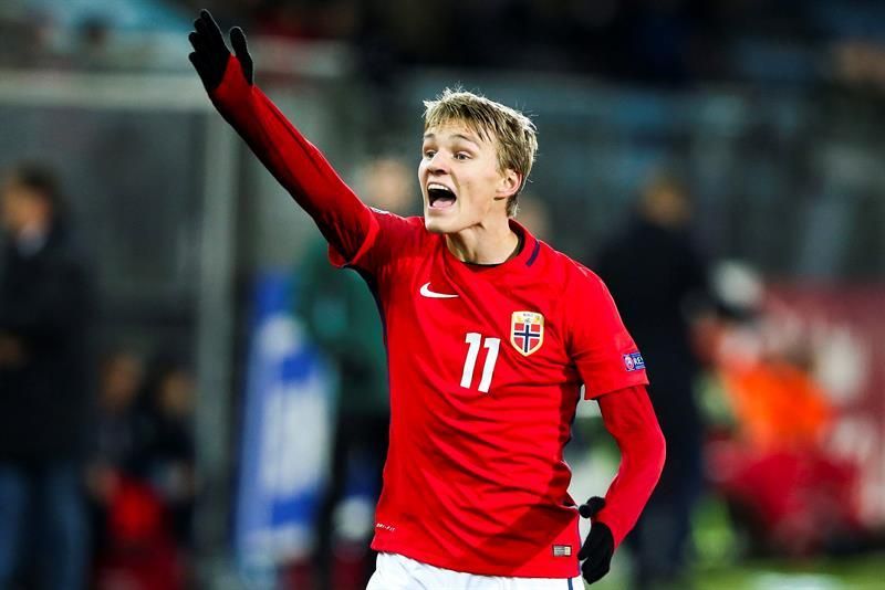Ødegaard entra en la lista de Noruega para el debut contra España