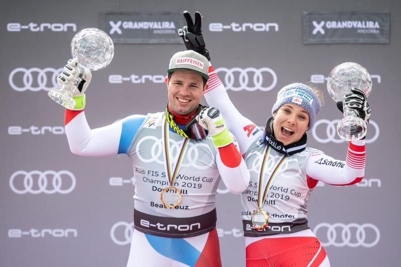 Nicole Schmidhofer consigue su primer Globo de Cristal en descenso