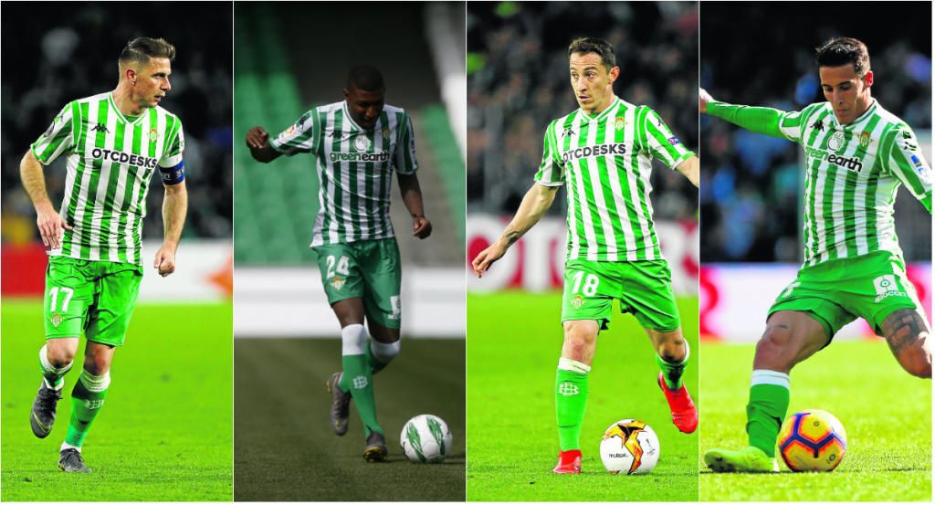 Los cuatro cromos para los costados