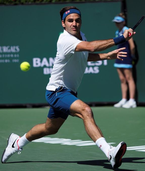 Roger Federer, rumbo a semifinales en Indian Wells