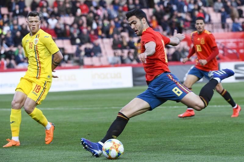 1-0: España, con más fútbol que pegada, ganó con un gol de Mikel Merino