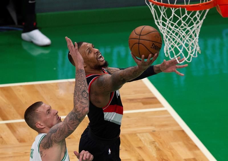 126-118: Lillard consigue doble-doble en triunfo de los Trail Blazers