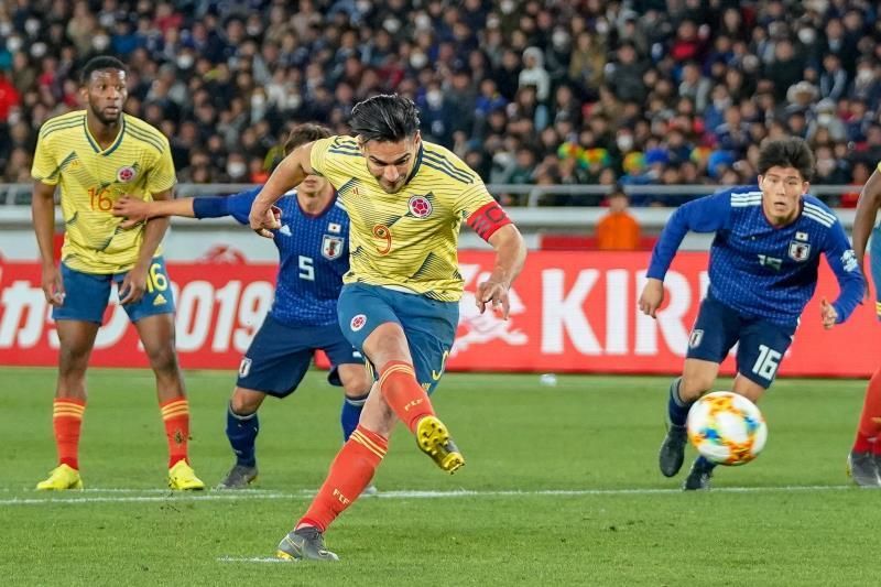 0-1. Falcao da el triunfo a Colombia ante Japón en el debut de Queiroz
