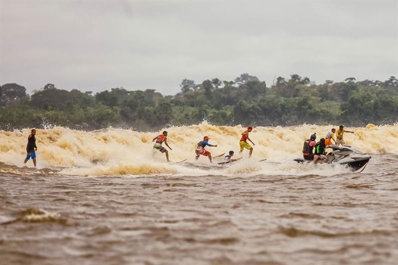 La Pororoca: La ola "mágica" en el encuentro del río Amazonas con el mar