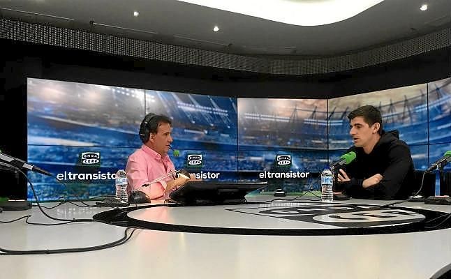 Courtois: "Lo he hablado con Zidane y no estoy preocupado, respeto su decisión"