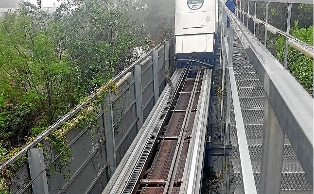 El ascensor inclinado de la parada de metro de San Juan Bajo estará inactivo hasta el lunes