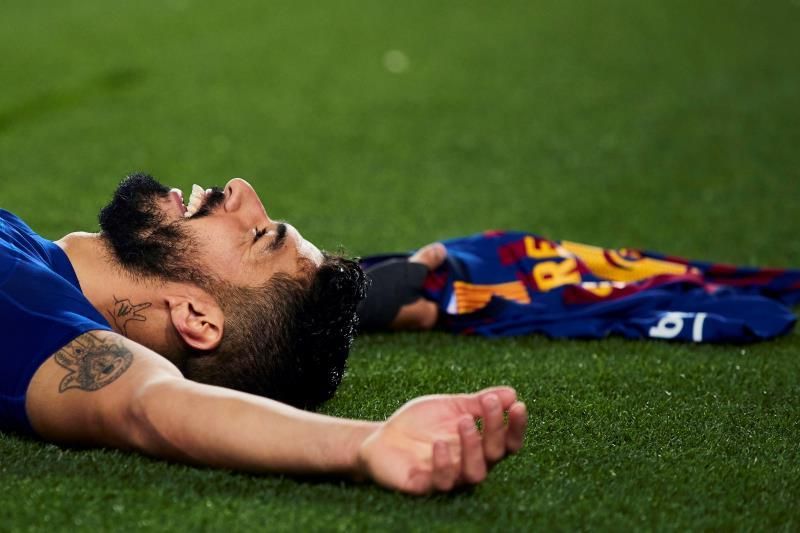 Luis Suárez: "Somos conscientes de que dimos dos pasos adelante por la Liga"