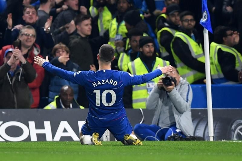 Un Hazard maravilloso devuelve al Chelsea a la lucha por la 'Champions'