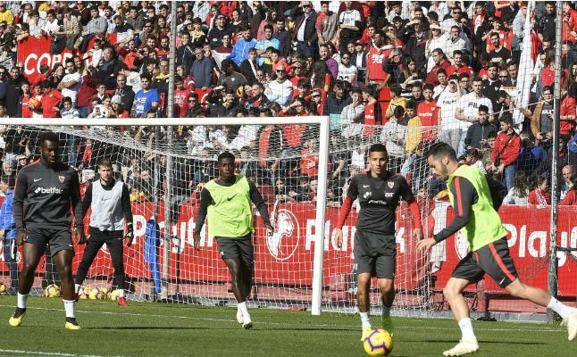 El Sevilla se entrenará el viernes a puerta abierta