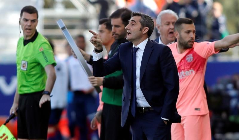 Valverde: "No ha sido un partido brillante pero sí disputado"
