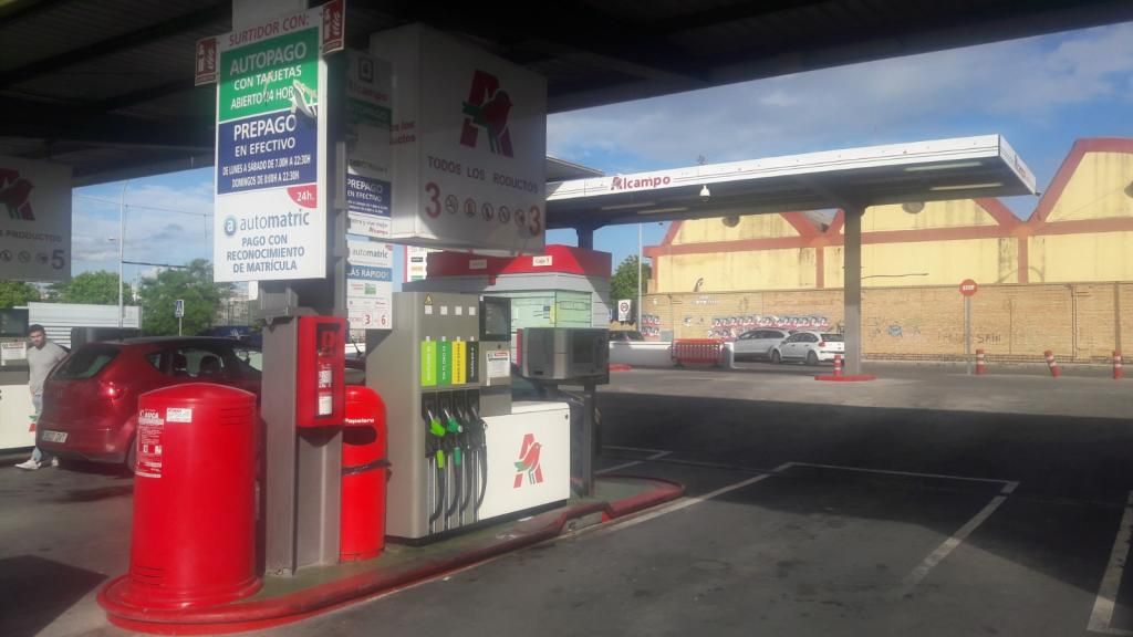 Alcampo también gana en el precio de la gasolina