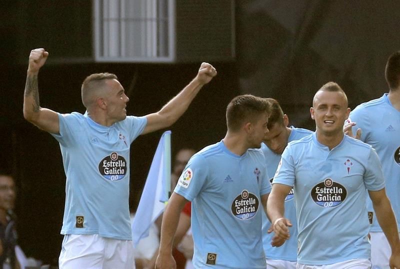 Aspas no sufre lesión ósea y podrá jugar ante el Barça