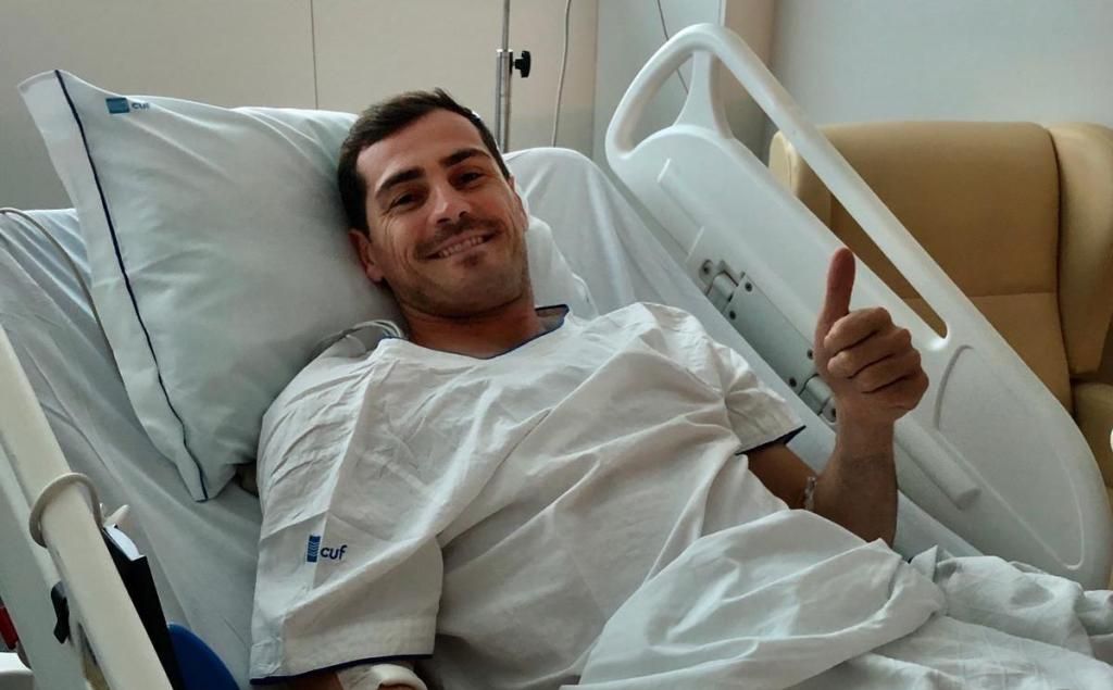 Casillas, "con las fuerzas intactas" tras "un susto grande"