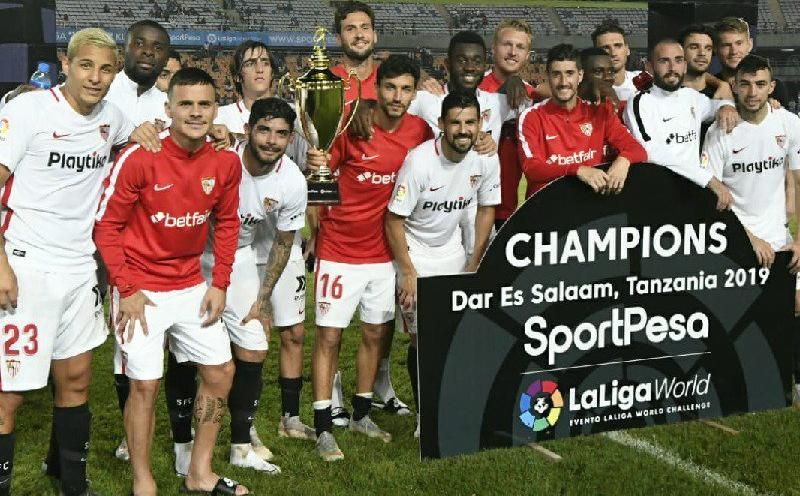 4-5: Recital goleador y remontada del Sevilla en el bolo de Tanzania