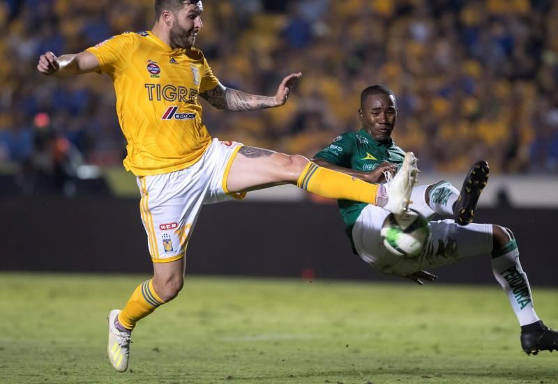 Los Tigres vencen 1-0 al León con gol de Gignac en el duelo de ida de la final
