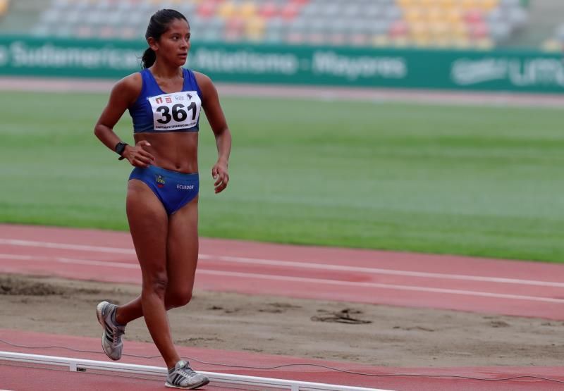 La ecuatoriana Karla Jaramillo bate el récord suramericano de los 20 kilómetros marcha