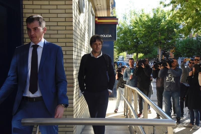 Directiva y jugadores del Huesca comparecen en comisaría por los supuestos amaños