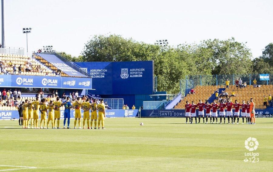 Alcorcón y Nàstic homenajean a José Antonio Reyes