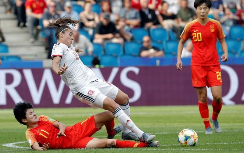 España empata 0-0 al descanso con China