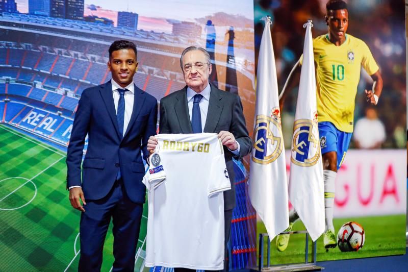 Florentino Pérez: "Rodrygo es uno de los jóvenes prodigios"