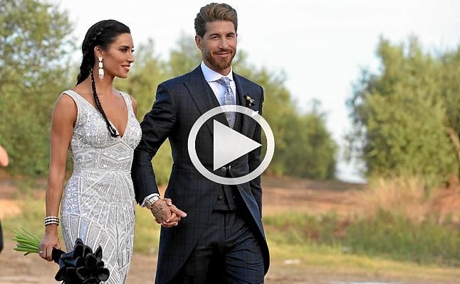 Lo que no se vio de la increíble boda de Sergio Ramos y Pilar Rubio