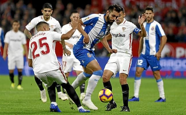'Feeling' entre Borja Iglesias y el Sevilla