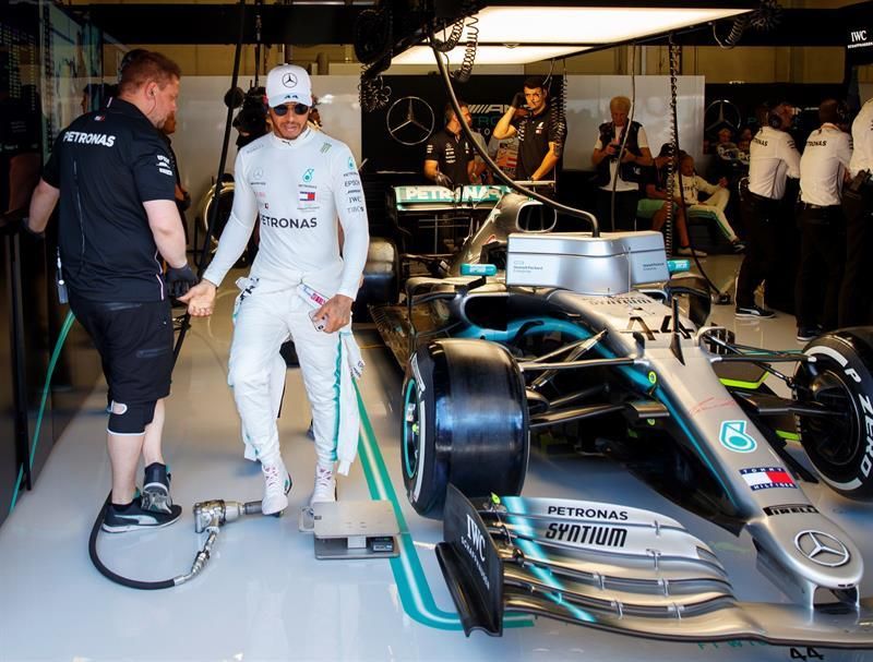 Hamilton lidera en la matinal de Spielberg; Leclerc, el mejor por la tarde