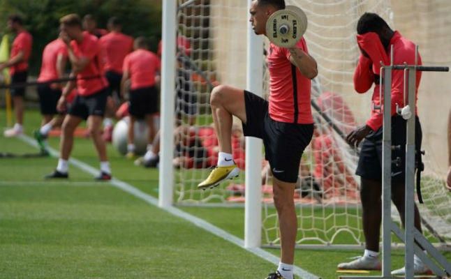 Vuelta al trabajo del Sevilla tras una tarde de descanso