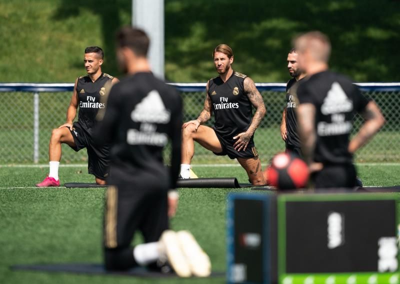 El Real Madrid completa su cuarto día de trabajo en Montreal