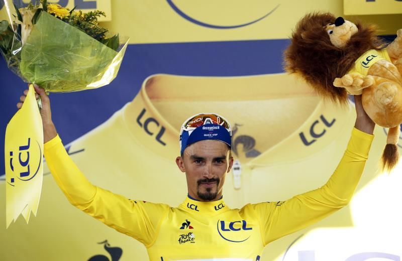 Alaphilippe: "Voy a darlo todo para defender el maillot amarillo"