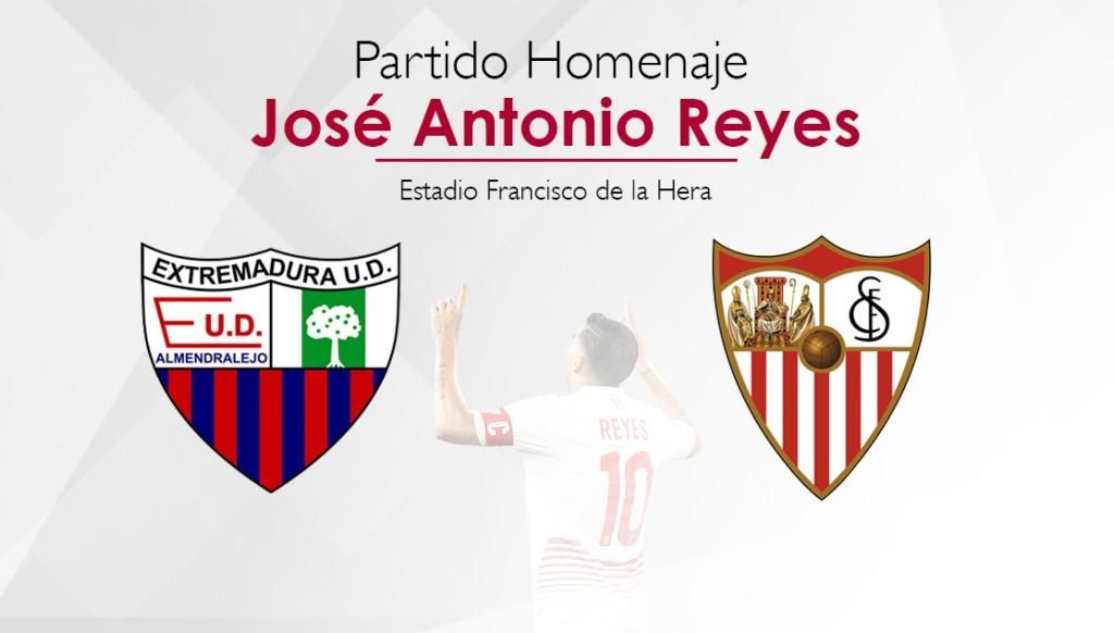 Reyes será homenajeado el 10 de agosto en un Extremadura-Sevilla