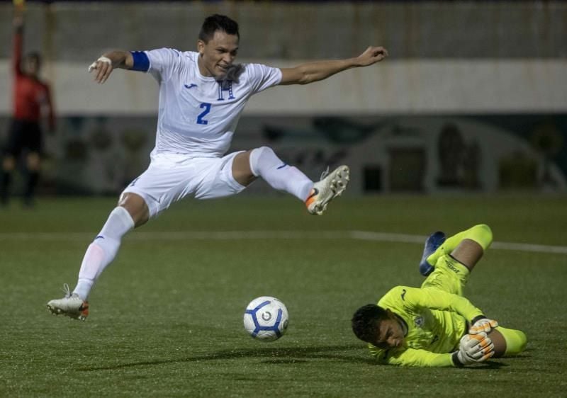 0-2. Honduras vence a Nicaragua con un autogol y un tanto de su delantero Pinto