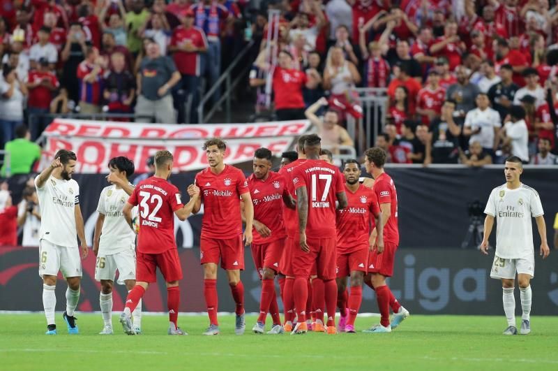 3-1. Exhibición y goleada del Bayern en un pobre debut del nuevo Real Madrid