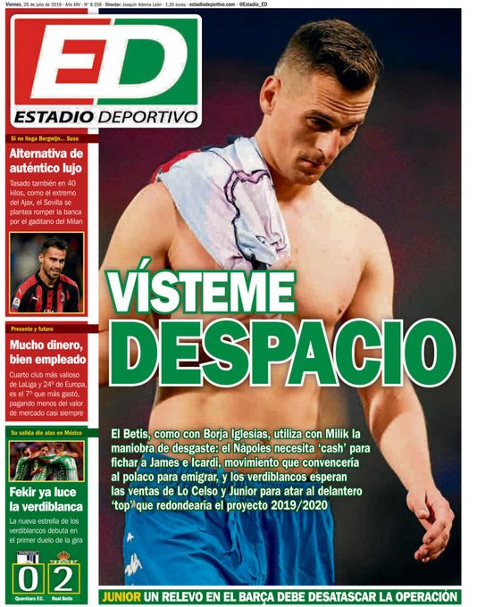 La portada de ESTADIO