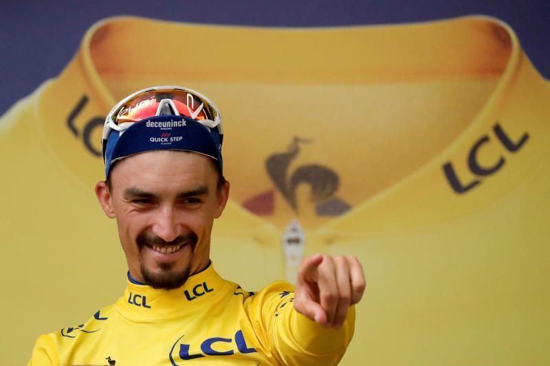 Quintana reaparece en el Galibier, Alaphilippe el maillot amarillo