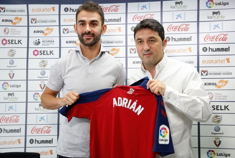 Adrián López: El proyecto deportivo del Osasuna es súper ilusionante