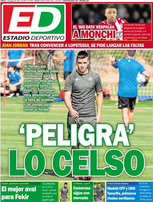 La portada de ESTADIO