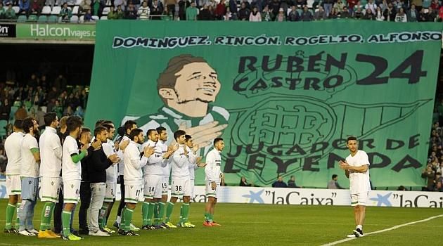 Rubén Castro es duda para su partido homenaje