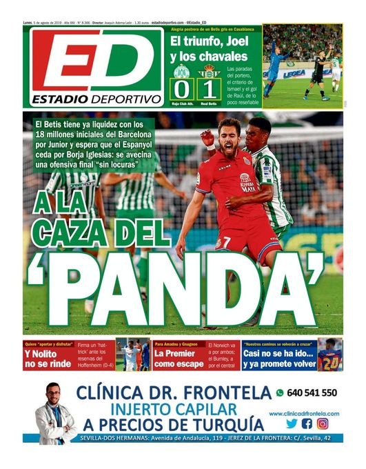 La portada de ESTADIO