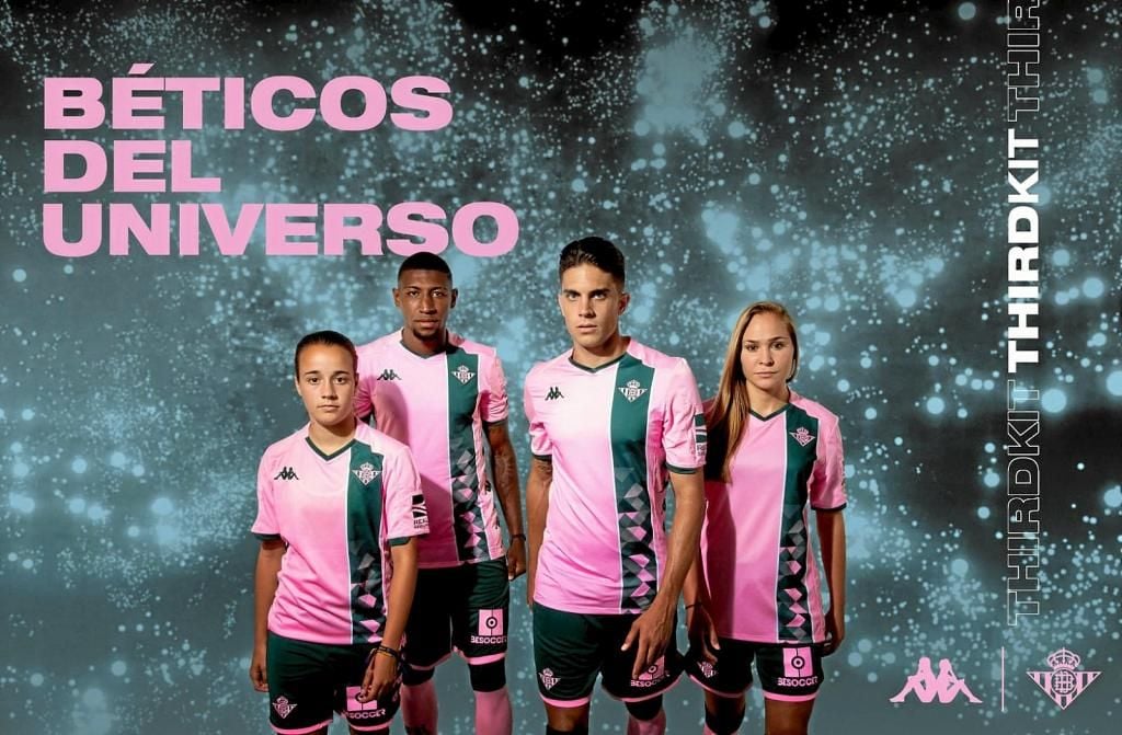 El Betis elige el rosa equipación Estadio Deportivo