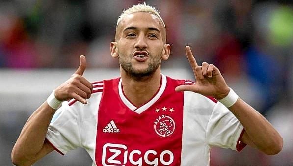 El Ajax renueva el contrato del marroquí Hakim Ziyech hasta 2022