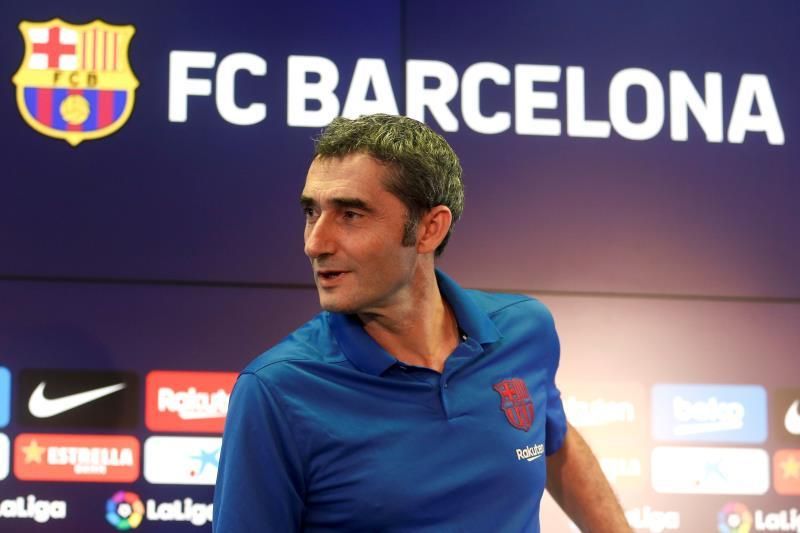 Valverde: "Estoy muy contento con la plantilla que tengo"