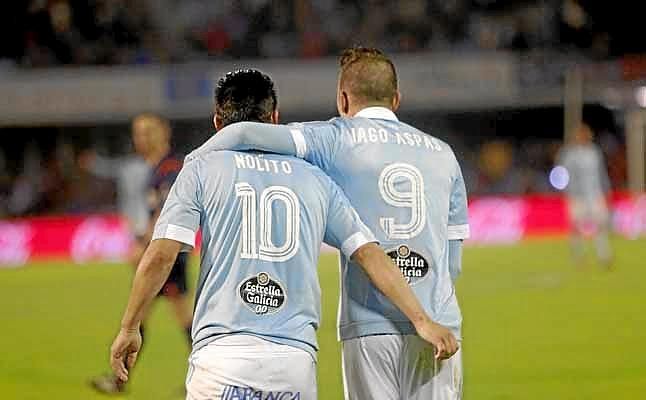 Aspas sigue pidiendo el fichaje de Nolito