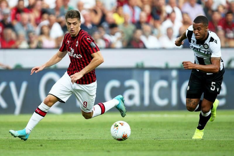 El Milan cae 1-0 en Udine sin rematar a portería